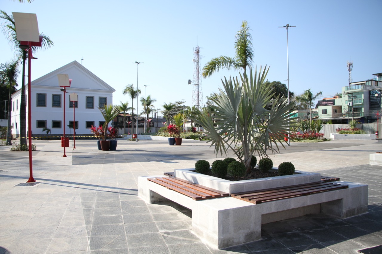 Obras da Praça Orlando de Barros Pimentel são entregues e local ganhará ...