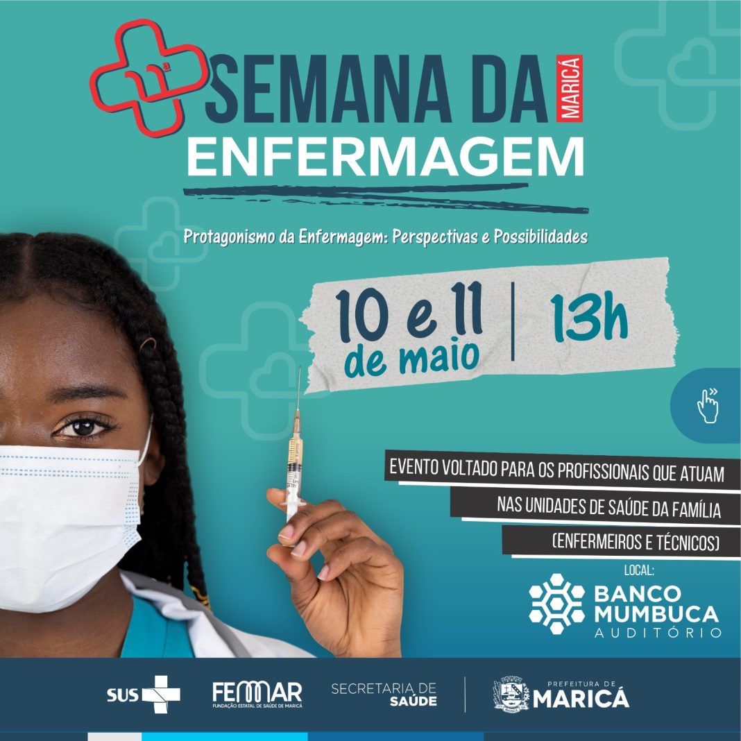 Saúde Promove A 11ª Semana Da Enfermagem De Maricá Nos Dias 10 E 11 De ...